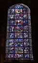 Stained Glass of Chartres Cathedral Ã¢â¬â Bay 37 Royalty Free Stock Photo